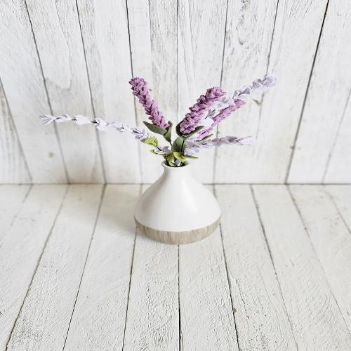 Lovely Lavender Bundles, Assorted Felt Lavender Flower Stems